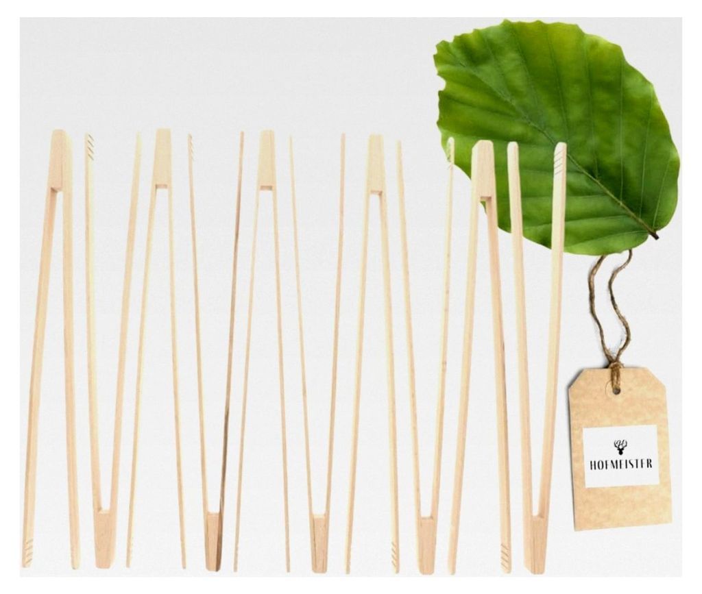 Grillzange 40 cm, 10 Stück