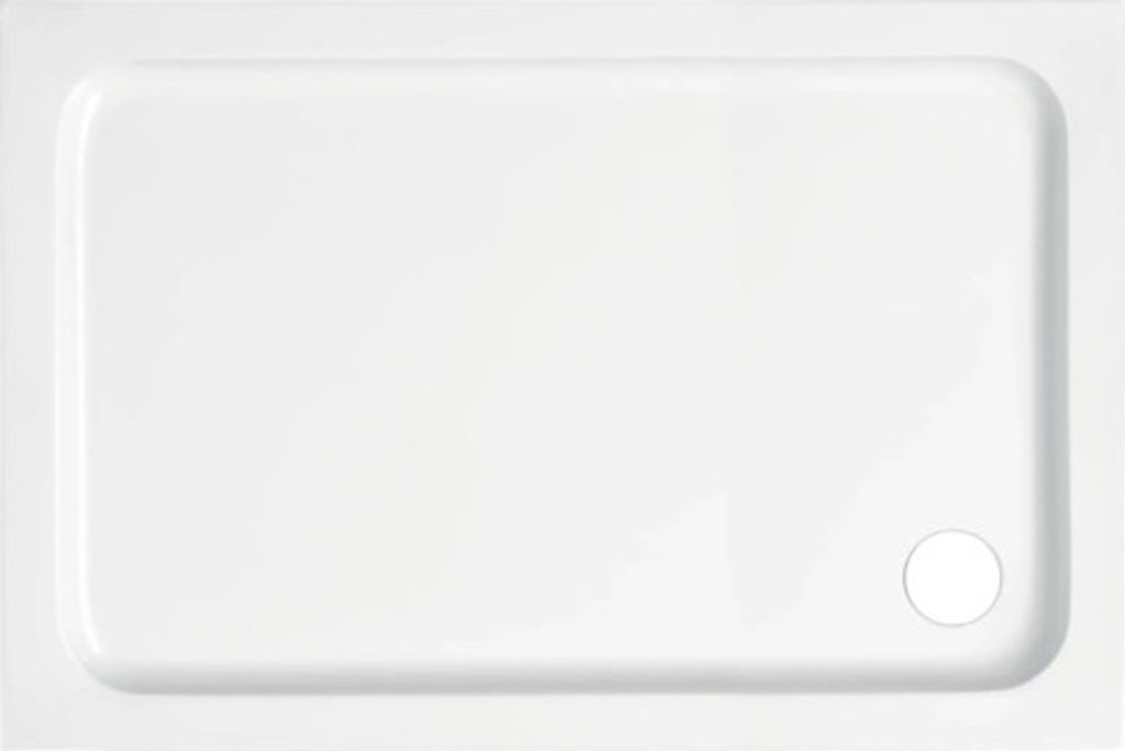 Duschwanne OTTOFOND Imola 80 x 90 x 6 cm weiß glänzend glatt 862201