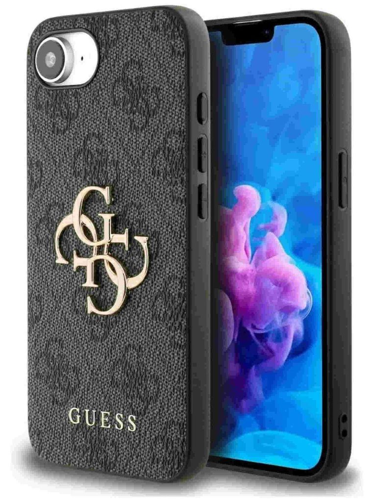 Custodia Guess 4G Big Logo per Iphone 16E Nero Immagine del prodotto 