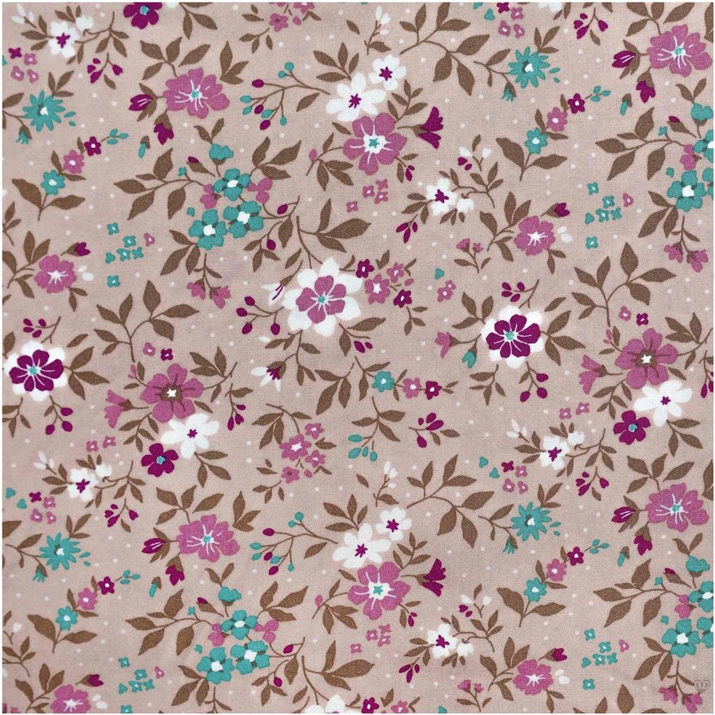 Viskose Stoff Blumenmotive ab 1m x 145 cm Popeline Fahnentuch Meterware