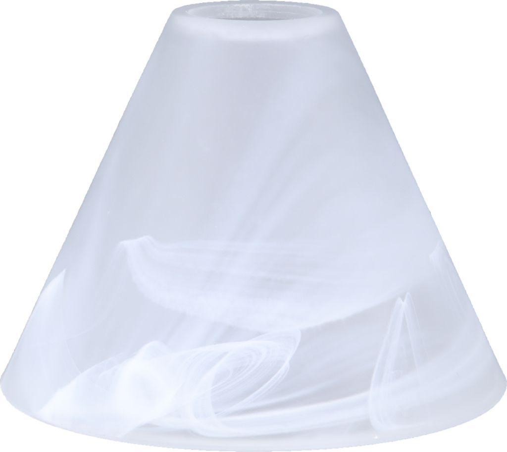 Alabasterglas weiß Ø 155mm Ersatzglas Glasschirm Lampenglas E27