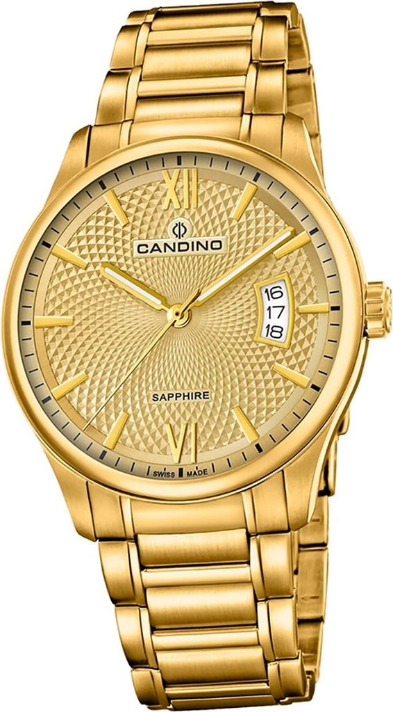 Candino Classic Edelstahl Herren Uhr C4692/2 Armband-Uhr Analog gold D2UC4692/2