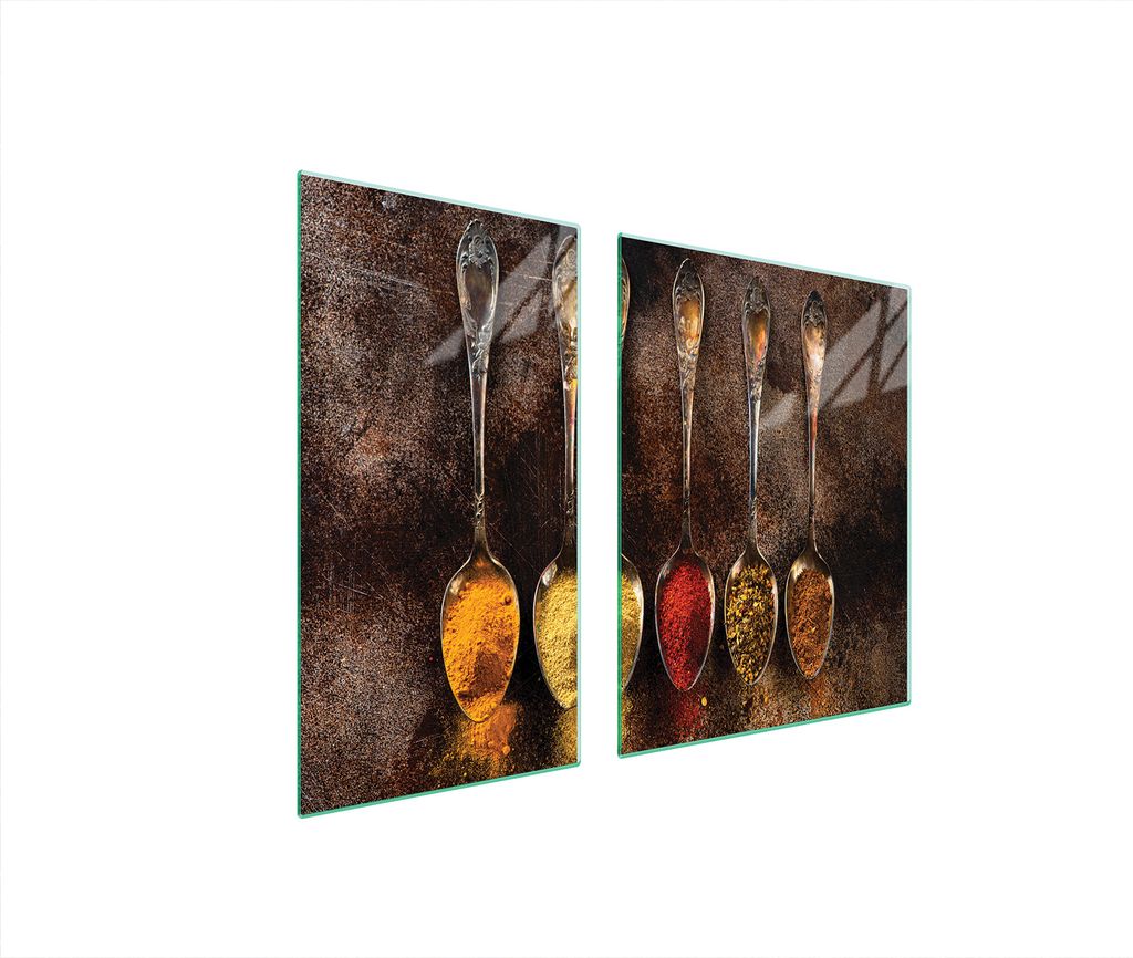 Glasschutzplatte Für Herd 90X52 Spices