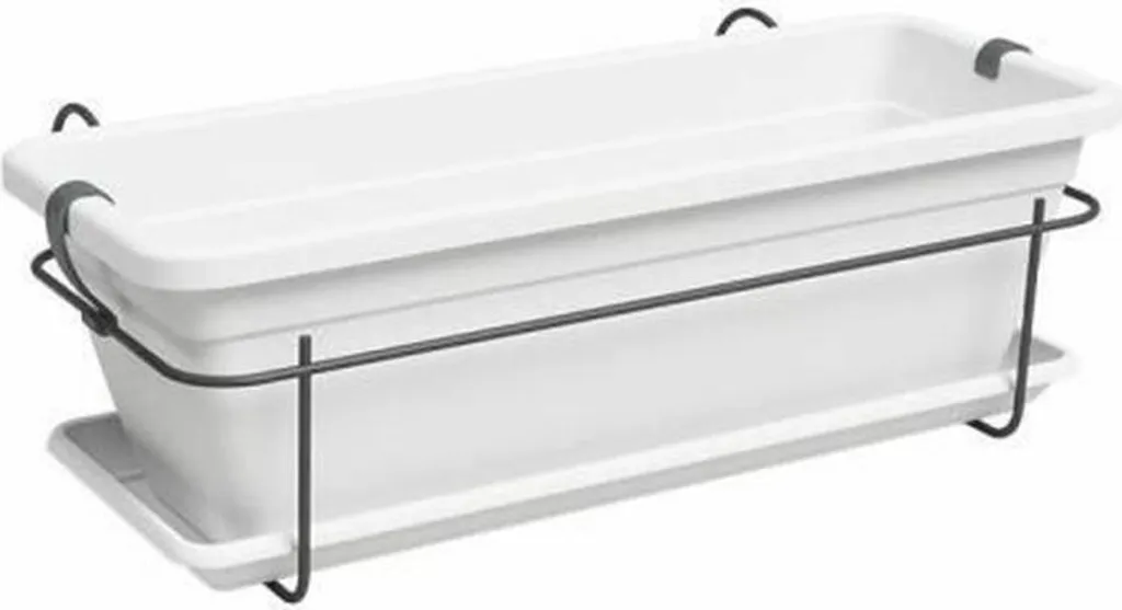 Aménagez votre Balcon avec le Lot de 6 Pots VENEZIA Blanc Artevasi 14cm