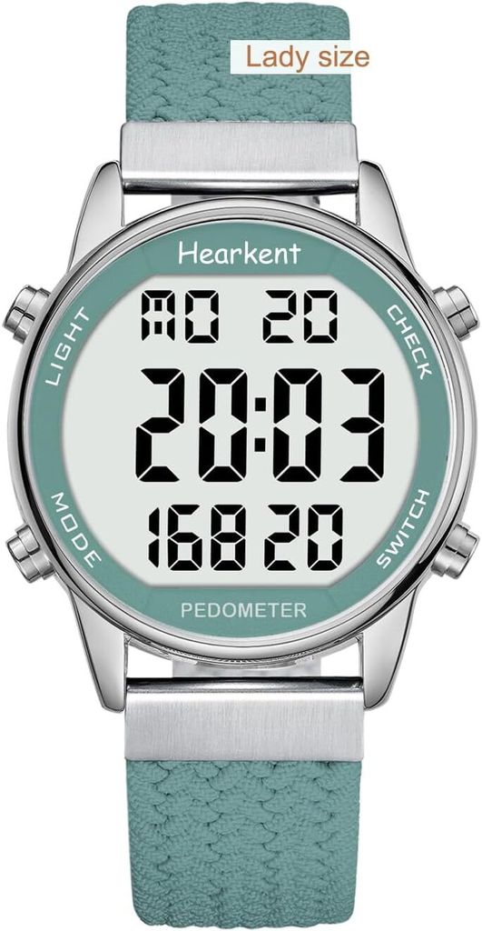 Schrittzähler-Uhr Fitness-Tracker zum Gehen, wasserdichte Produktbild 