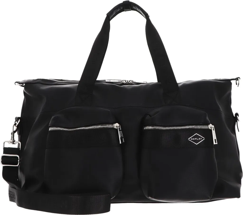 Sac à épaule Weekender Replay noir idéal pour bagage cabine et sport