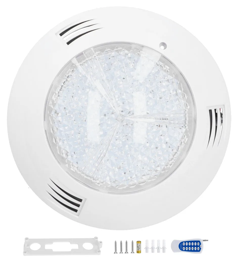 Lampe de Piscine LED IP68 Imperméable 18W Multicolore avec Télécommande