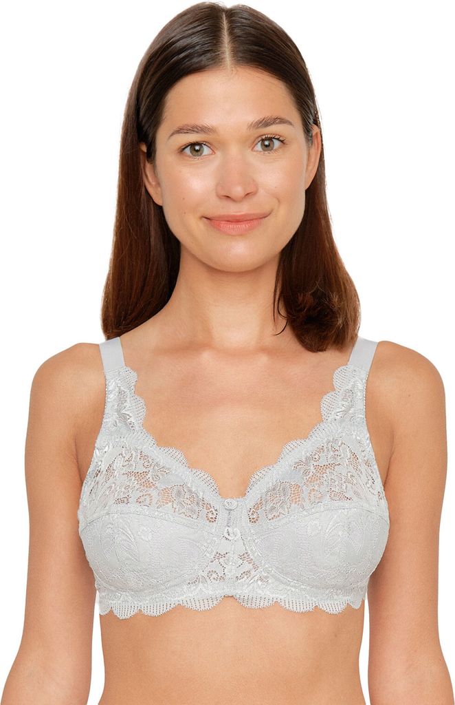 SUSA BH ohne Bügel Latina Modell 7814 (BH Größe: 110 B / Farbe: grau)
