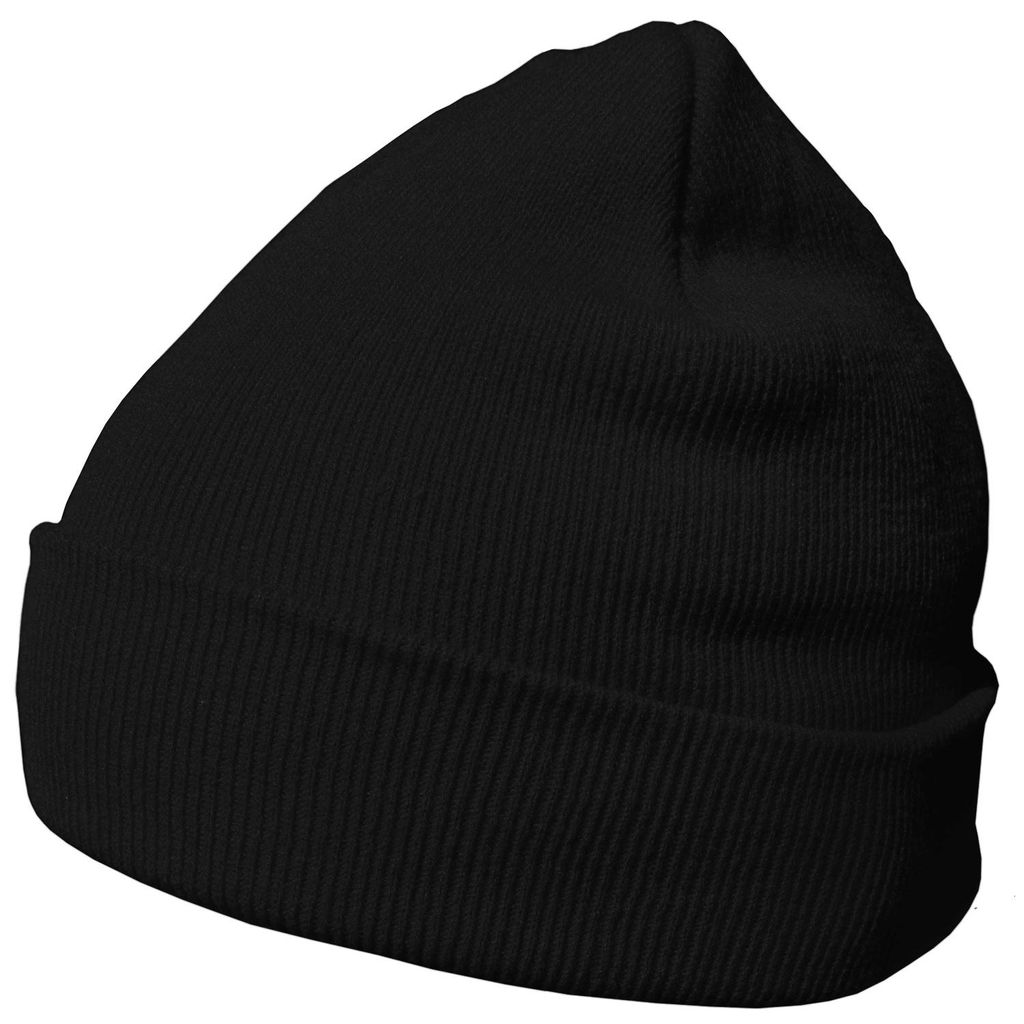 DonDon Wintermütze warm klassisches Design modern und weich - schwarz