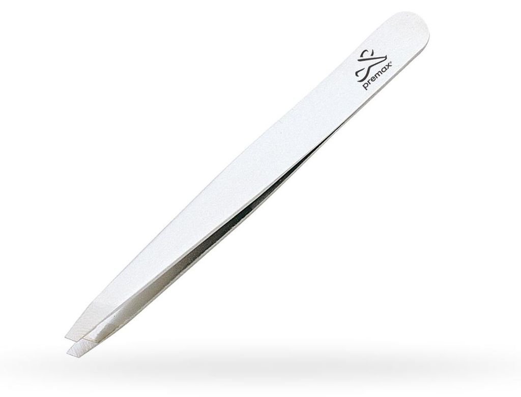 PREMAX PINZETTE EDELSTAHL SCHRÄGE SPITZE 40138 AUS EDELSTAHL 9 cm / 3,5