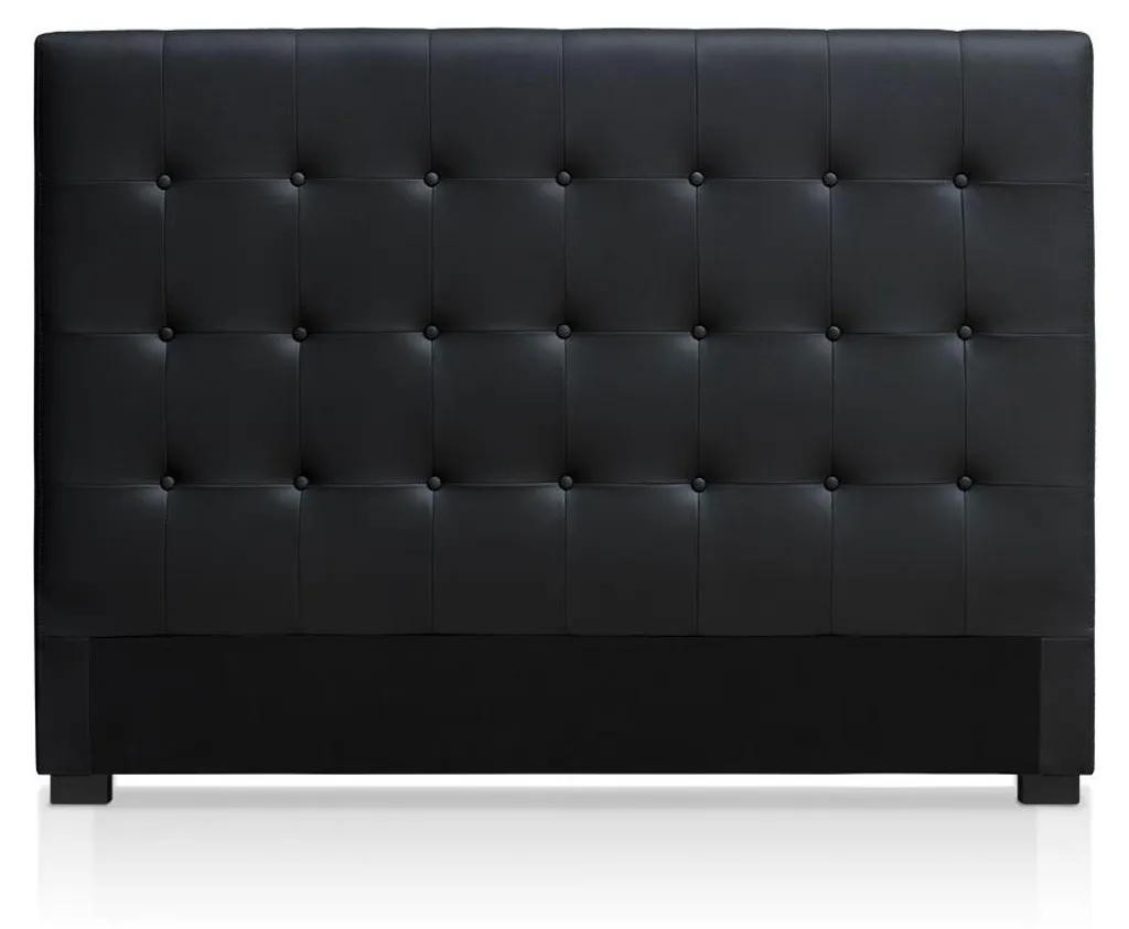 Habiller votre Lit avec la Tête de Lit 160cm Luxor Noire Style Moderne