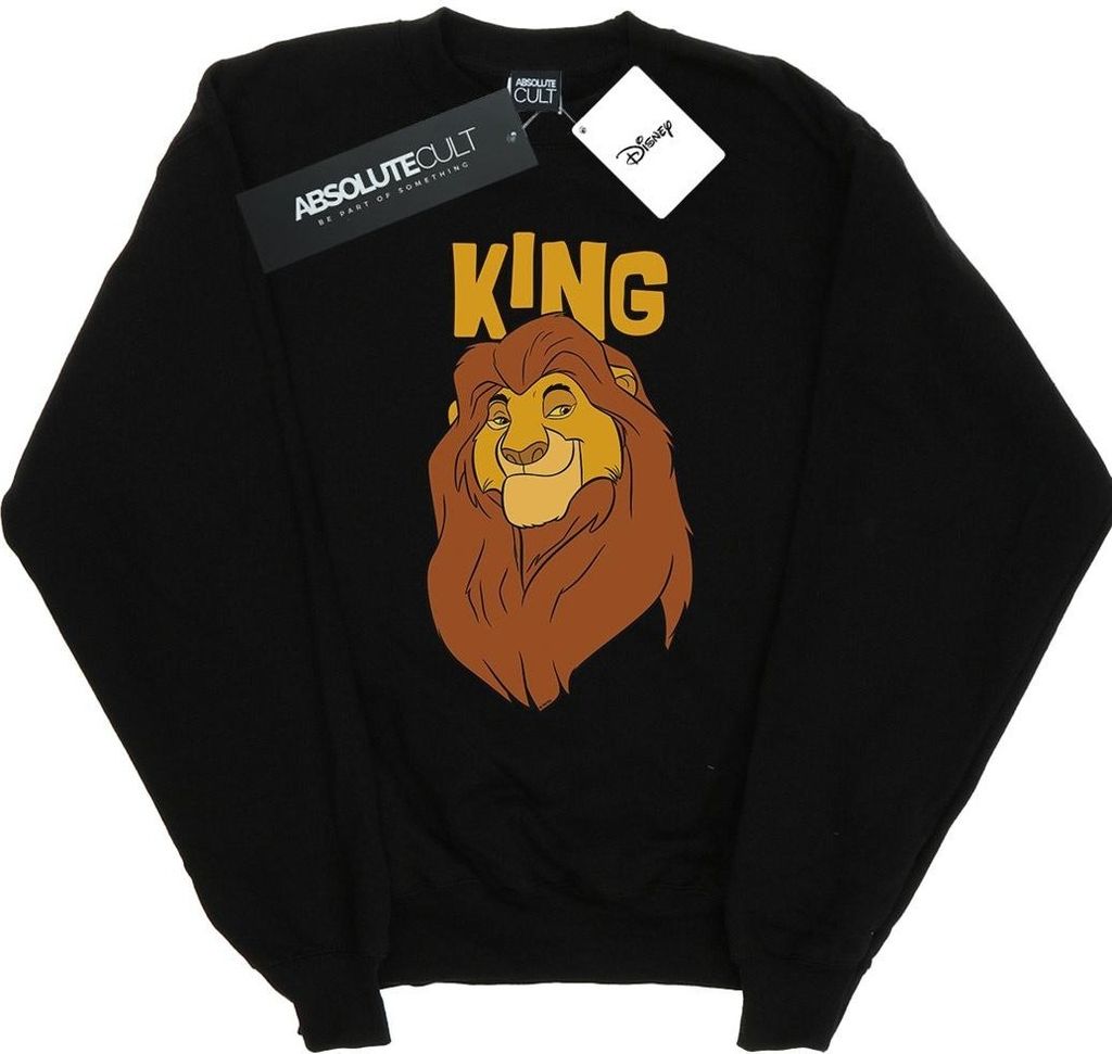 Disney - "The Lion King Mufasa King" Sweatshirt für Herren BI30475 (L) (Schwarz)