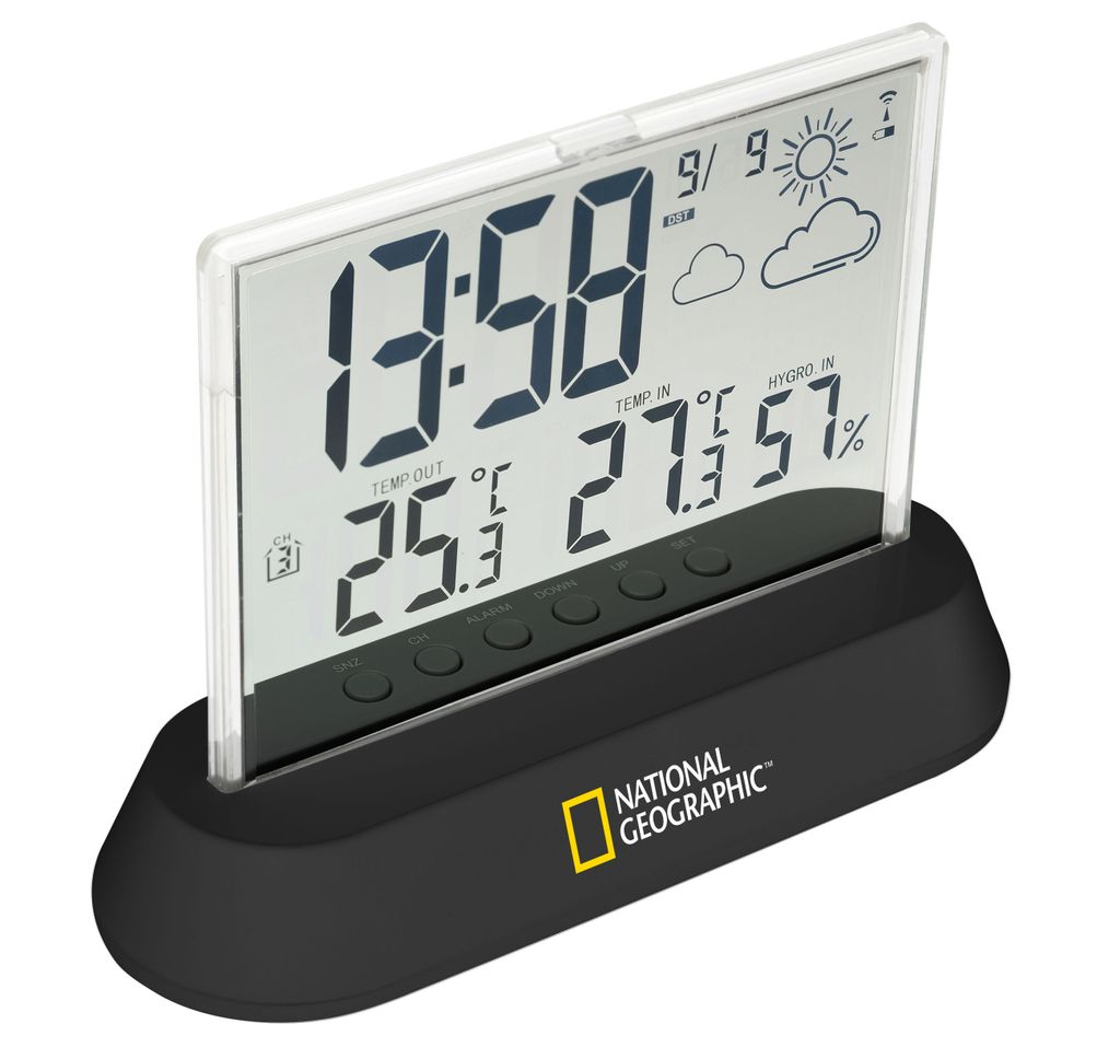 NATIONAL GEOGRAPHIC Wetterstation trasparente Immagine del prodotto 