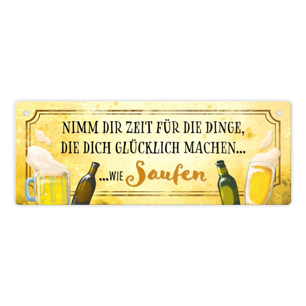 Metallschild mit Spruch Nimm dir Zeit zu Kaufland.de