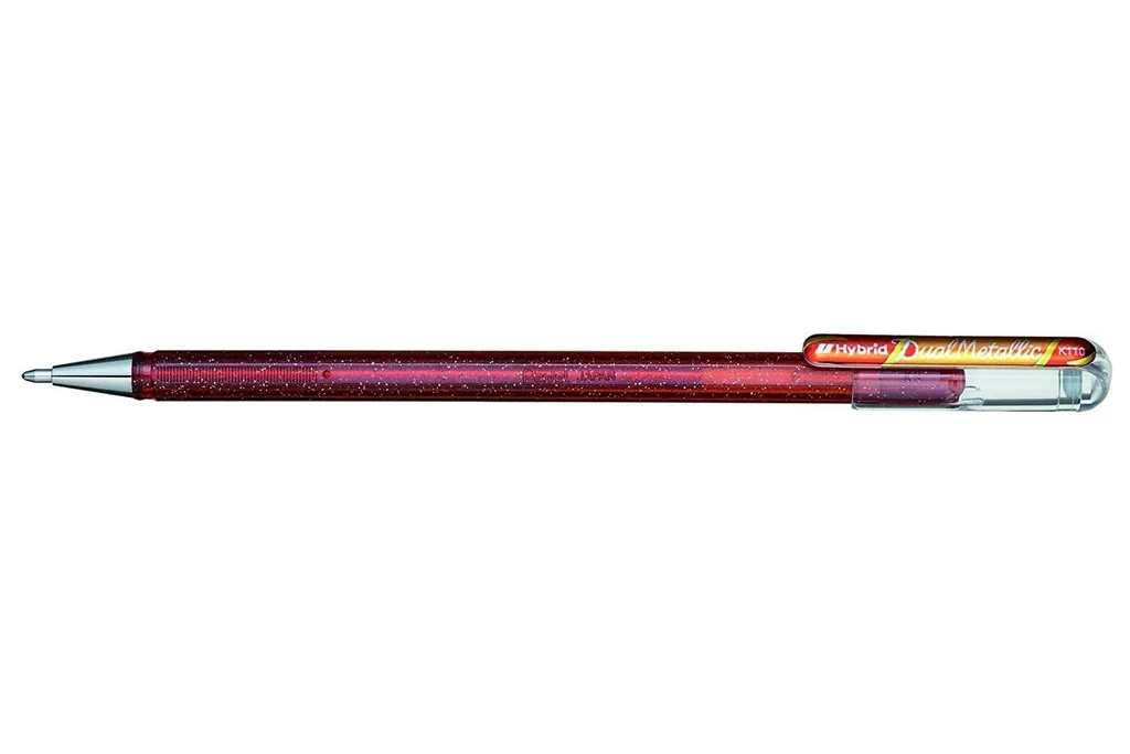 Stylo Décoratif Pentel pour Scrapbooking et Cartes de Vœux Orange Jaune