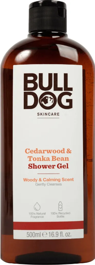 Bulldog Gel Douche Bois de Cèdre et Tonka 500ml - Soin Corps Homme