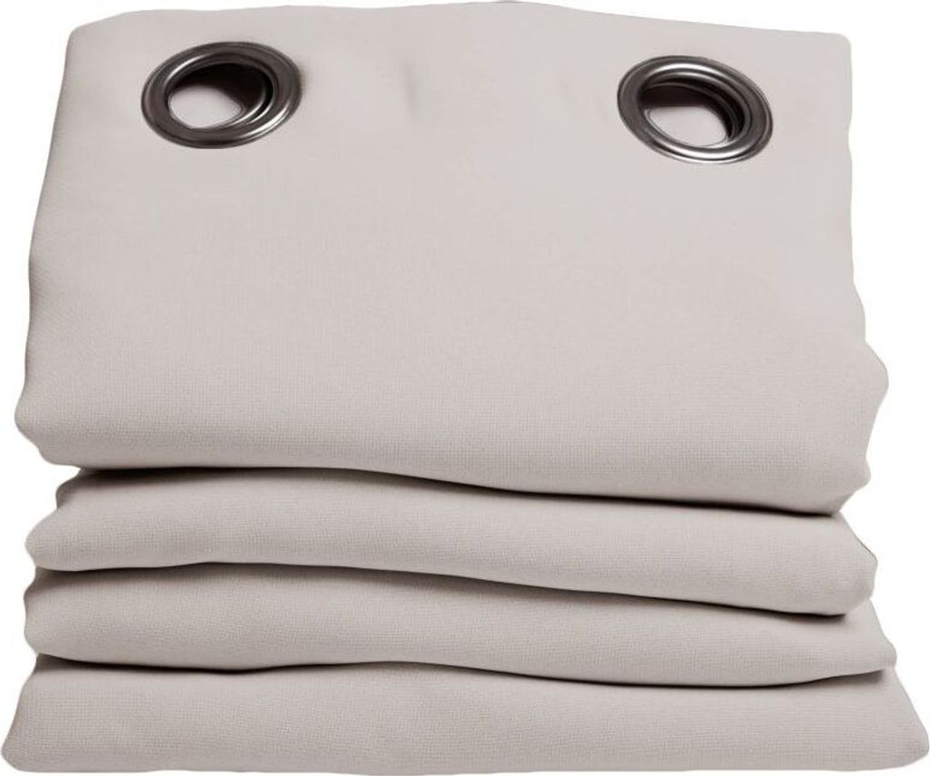 MOONDREAM Akustikvorhang 3in1 | Lärmschutz | Thermoisolierung | 100% Verdunkelung | Patentierte Technologie | Ösen | Grau MC17 | 140B x 300H cm