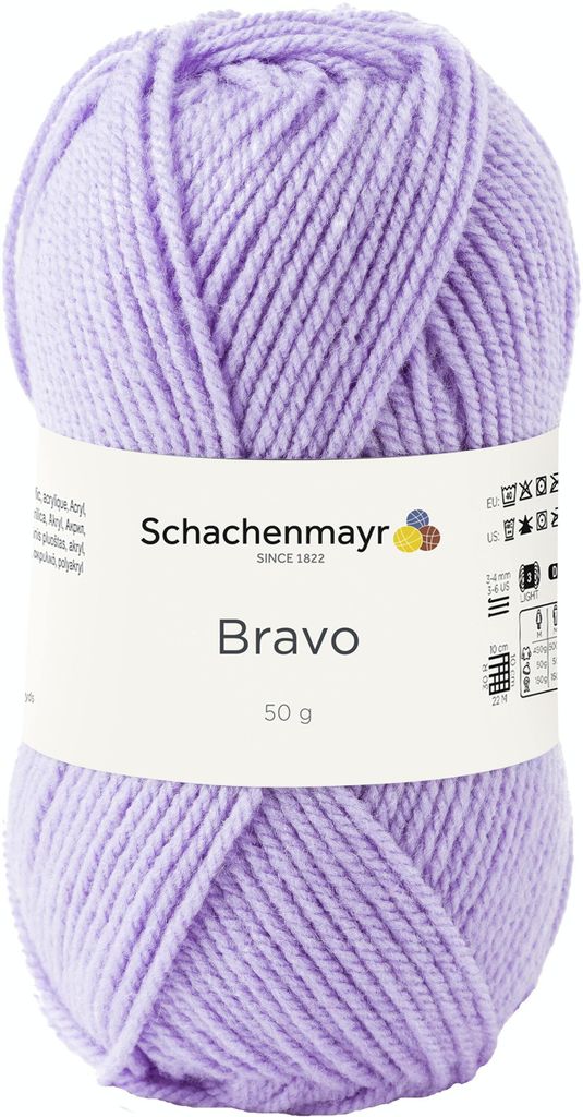 Schachenmayr Bravo, 50g Flieder Handstrickgarne Produktbild 