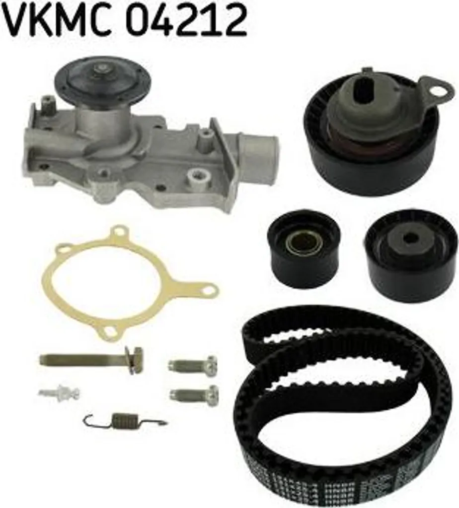 Kit courroie de distribution avec pompe à eau SKF VKMC 04212 OE 1112531