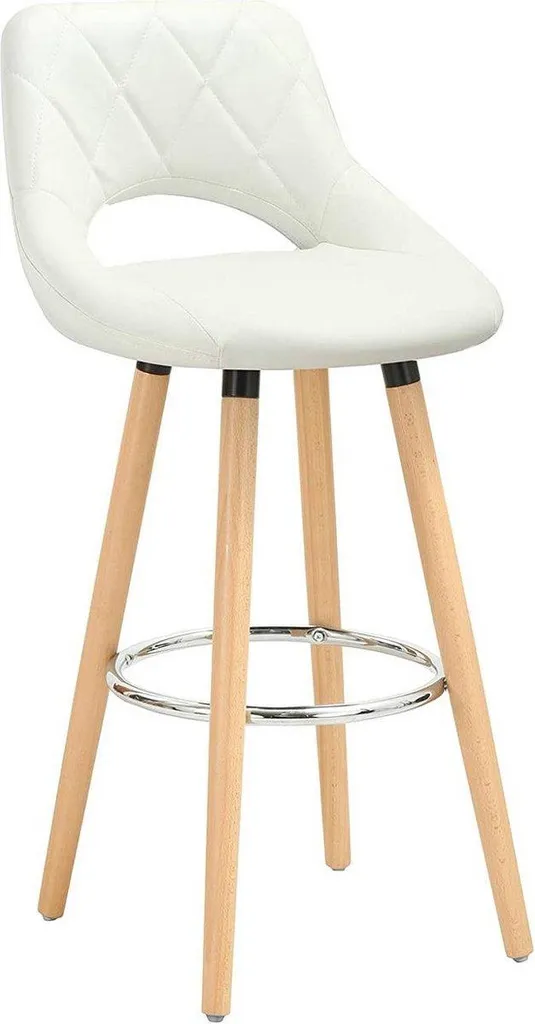 Chaise de cuisine et de bar Blanche Hilton pour Ilôt Central Design