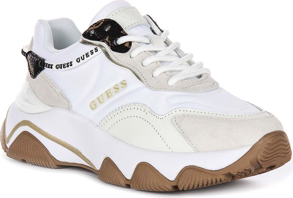 Guess Micola Sneaker in Weiß für Damen – 6 UK - 39 EU - 8.5 Produktbild 