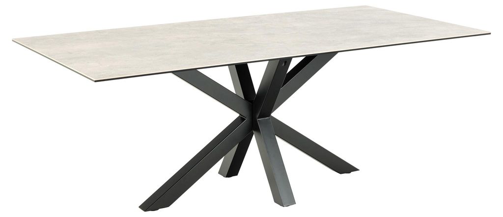 Heaven table de salle à manger 100x200cm gris. Image du produit 