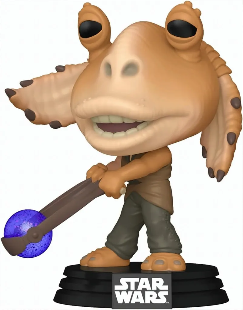 Figurine Star Wars Jar Jar Binks pour décoration bureau et vitrine