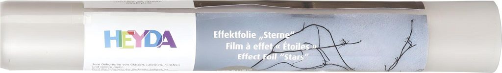 Film effet 3D HEYDA "étoiles" 300 mm x 1 m transparent avec Image du produit 
