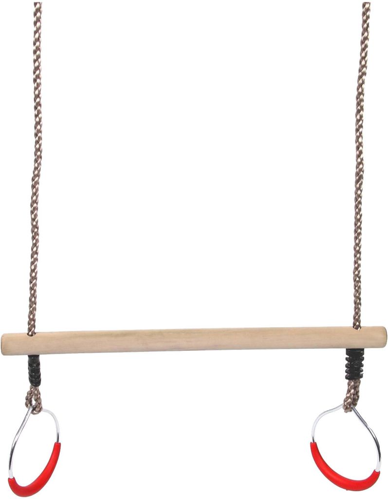 Swing King Trapez mit Ringen 58 cm Holz Beige 2521076