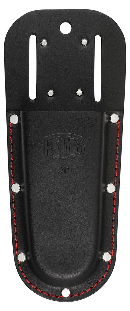 FELCO 910 Black Holster Leder, Gürtelclip, Werkzeughalter Gartenschere