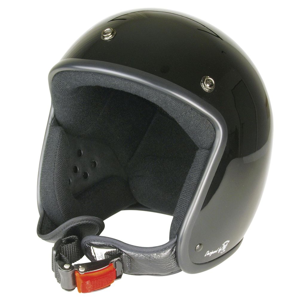 Casco jet Bogo 3 di Bore, nero lucido, senza omologazione Immagine del prodotto 