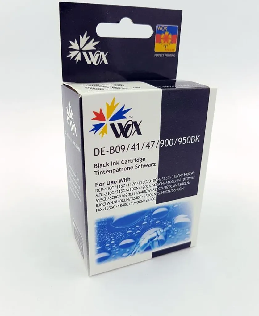 Wox Nero BROTHER LC900BK Cartuccia d'inchiostro sostitutiva LC900BK