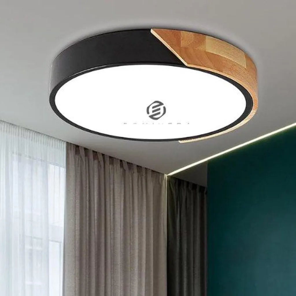 Plafonnier Salle de Bains Cuir - Luminaire de Luxe Anti-Humidité 40cm