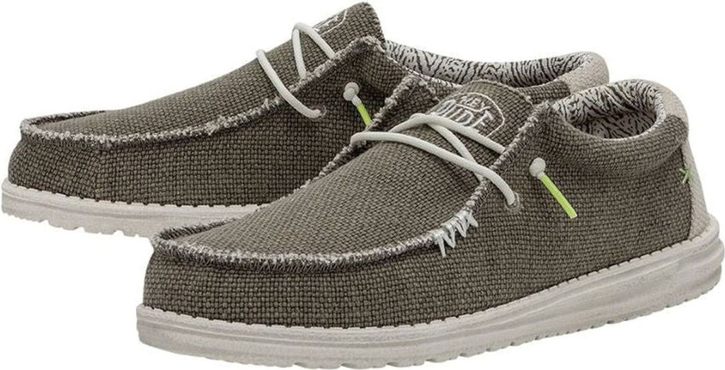 Hey Dude Wally Braided Sportief - Taupe - Maat 42