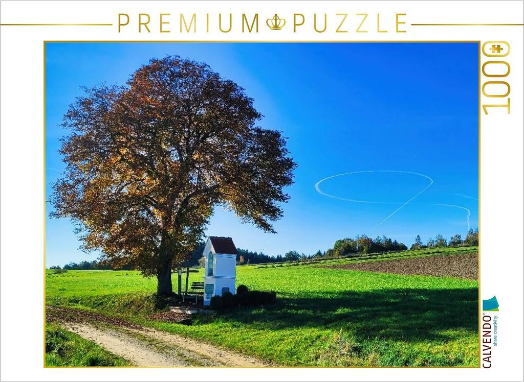 CALVENDO Puzzle Marterl am Besinnungsweg | 1000 Teile Lege-Größe 64x48cm Foto-Puzzle für glückliche Stunden