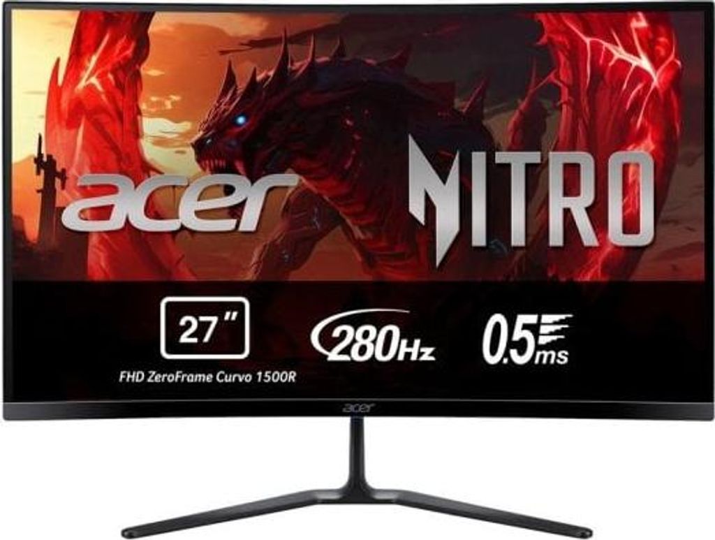 Acer Nitro ED270Zbmiipx, 27'' FHD (1920x1080) VA, Curved Produktbild 