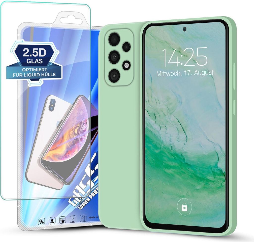 Hülle für Samsung Galaxy A53 5G mit 9H Displayglas Produktbild 