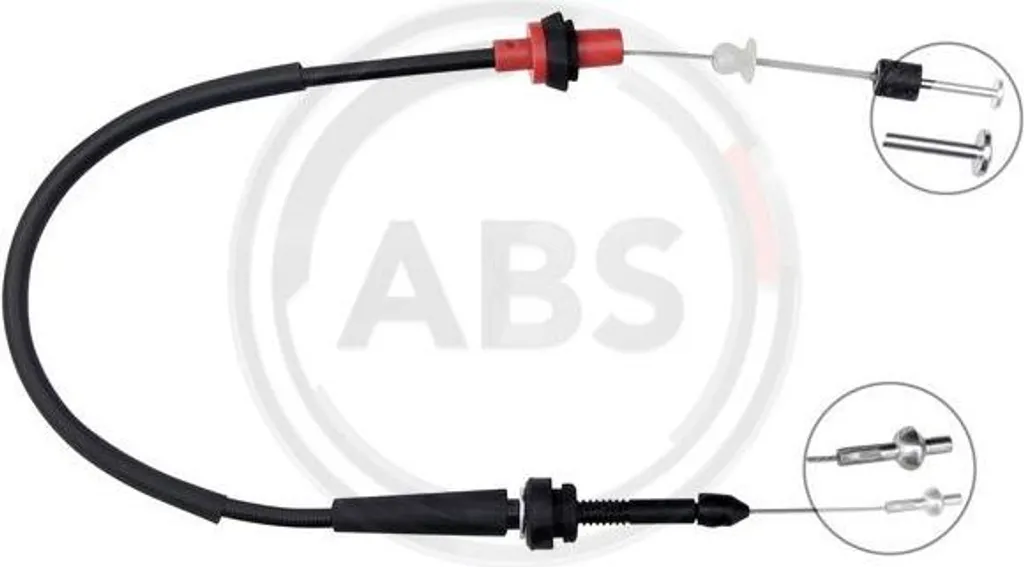 Cavo Acceleratore Originale A.B.S. K37520 per Seat Ibiza e VW Polo
