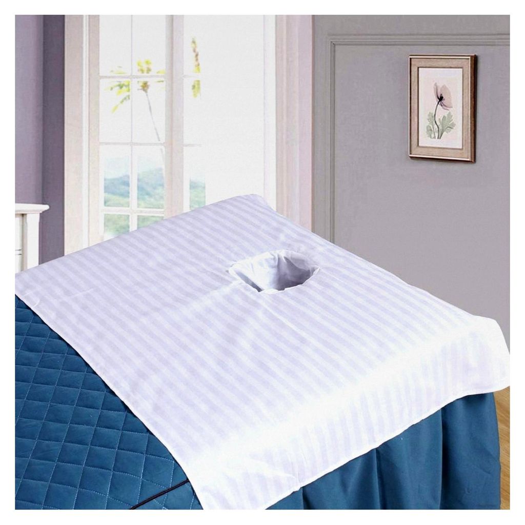 3-teiliges Kopfkissen mit Gesichtsloch, wiederverwendbar und waschbar für Massage, Couch, Spa, Bett, Tisch