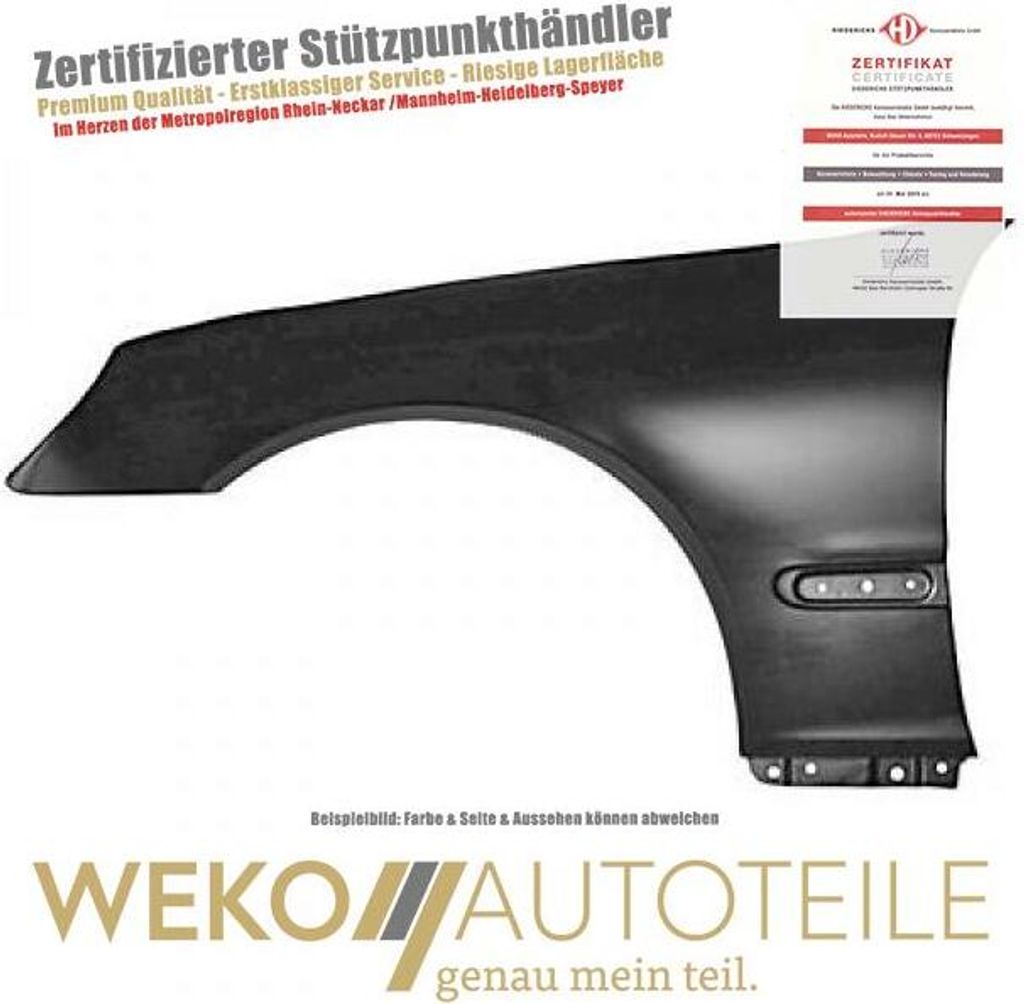 Diederichs Kotflügel li. Mercedes W203, 00-07