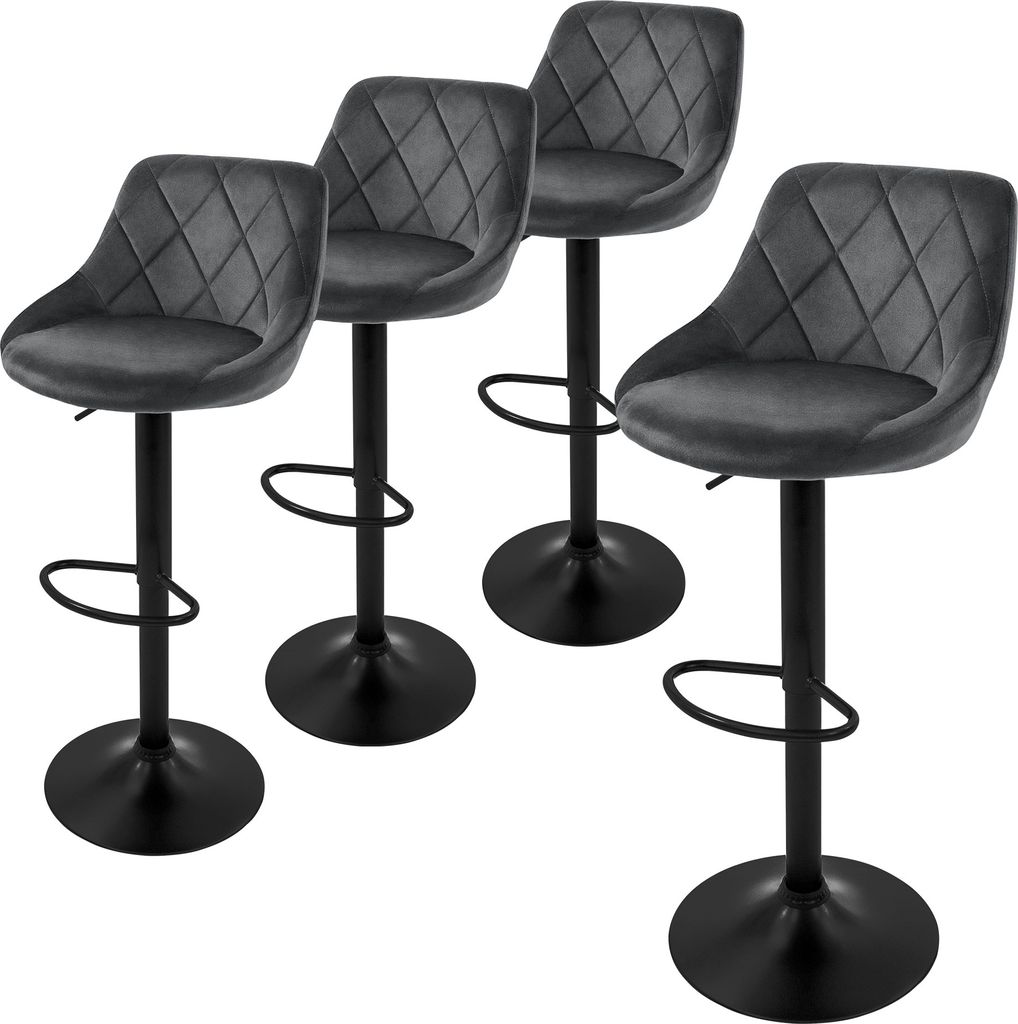 ML-Design 4er Set Barhocker Tresenhocker  360° drehbar, Produktbild 