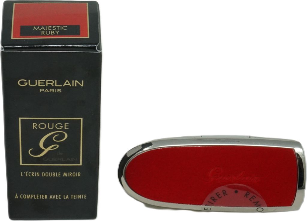 Guerlain Rouge G The Double Mirror Case To Complete with Shade Majestic Ruby