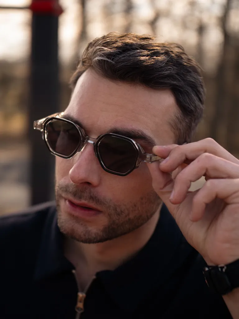 Lunettes de soleil polarisées pour homme et femme style rétro chic Gug - 5