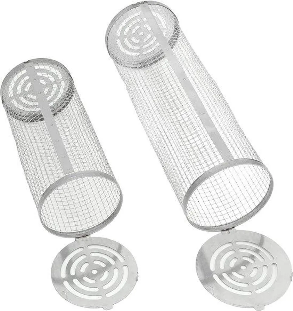 Plat de cuisson inox pour grillades de légumes et poisson au barbecue - L