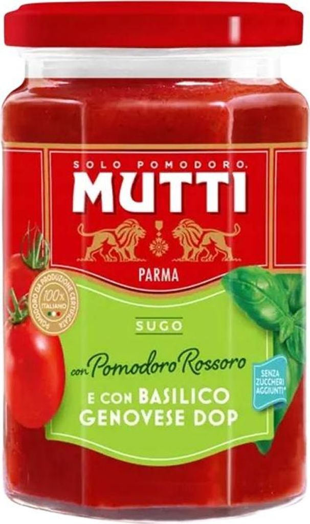 Mutti Sugo semplice con Basilico 280g Zdjęcie produktu 