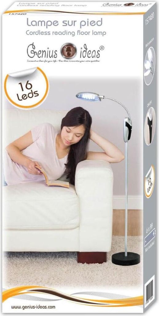 Mobilní stojací lampa LED, bezdrátová Obrázek produktu 3