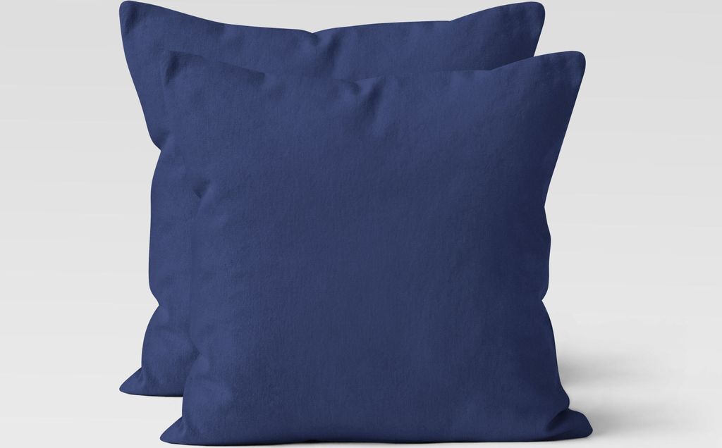 2er Set Renforcé UNI Kissenhüllen 80x80 cm Kopfkissen Produktbild 