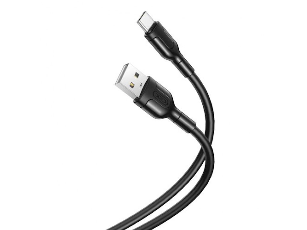 Xo nabijaci kabel nb212 usb - usb-c 1,0 m 2,1a cierny Obrázok produktu 