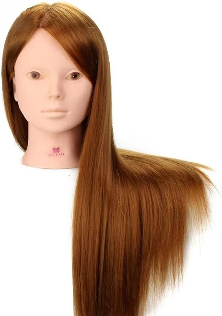 Tête d'apprentissage coiffure blonde pour tressage et chignons