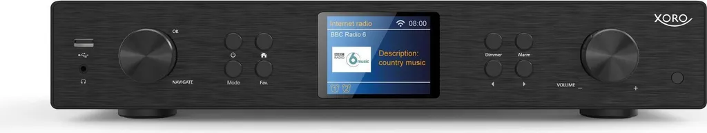 Tuner Hi-Fi DAB+ et Radio Internet Xoro HFT 440 pour Salon Digital